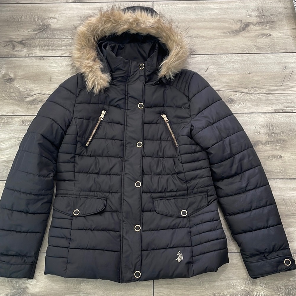 U.S. Polo Assn. Women's Classic Puffer Jacket Size M